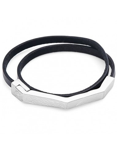 Pulsera piel doble vuelta