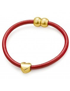 Pulsera mujer cuero corazón