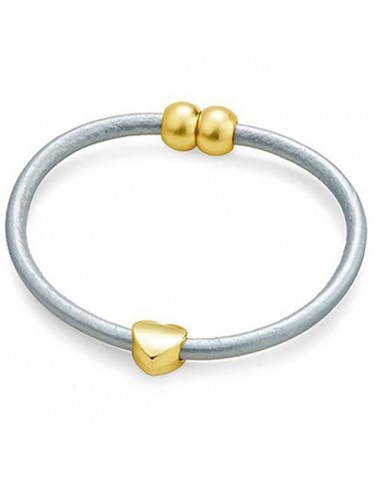 Pulsera mujer cuero corazón