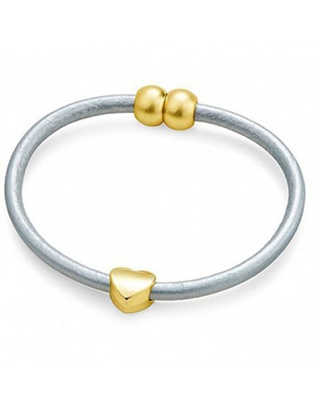 Pulsera mujer cuero corazón