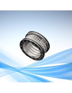 Anillo bordes negros estilo bvlgari