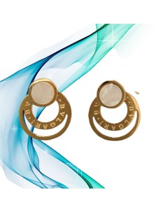 Pendientes triples círculos estilo Bvlgari 2