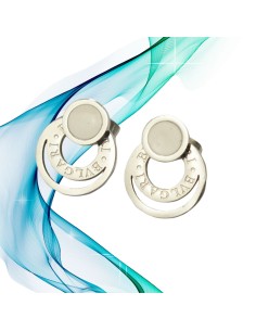 Pendientes triples círculos estilo Bvlgari