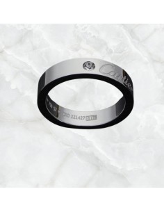 Anillo estilo Cartier con circonita