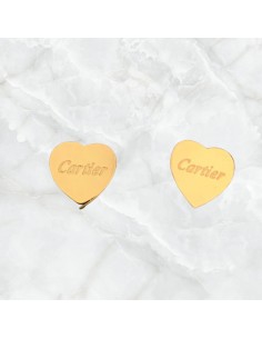 Pendientes corazón estilo Cartier 2