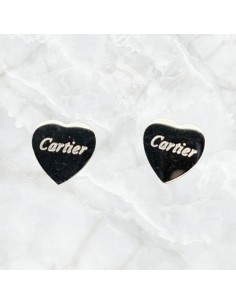 Pendientes corazón estilo Cartier