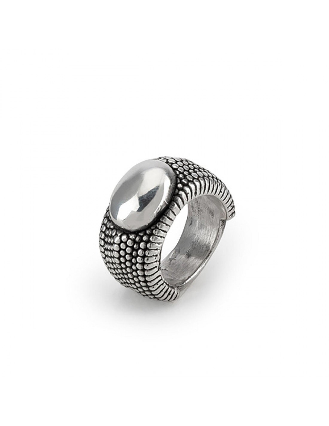 Anillo plata envejecida