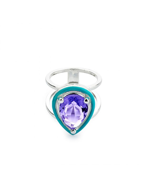Anillo Purple & Blue