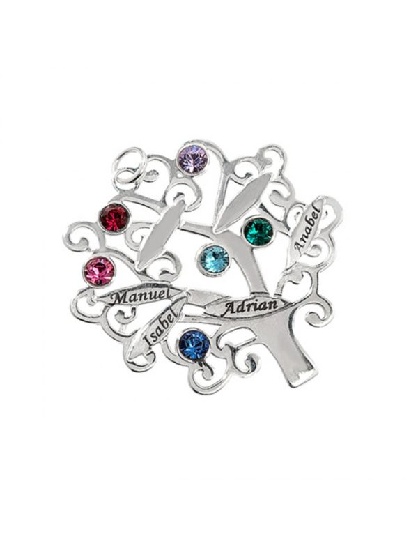 Colgante de plata árbol de la vida