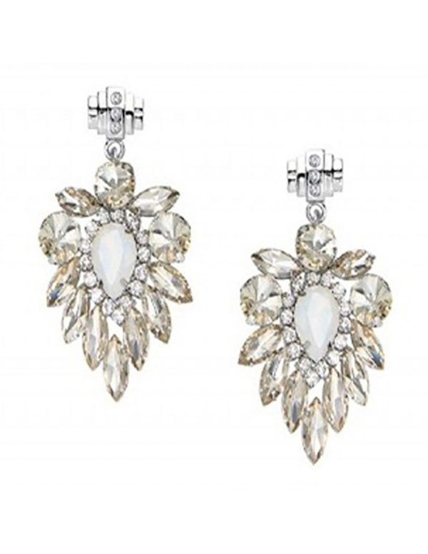 Pendientes largos cristales alta calidad