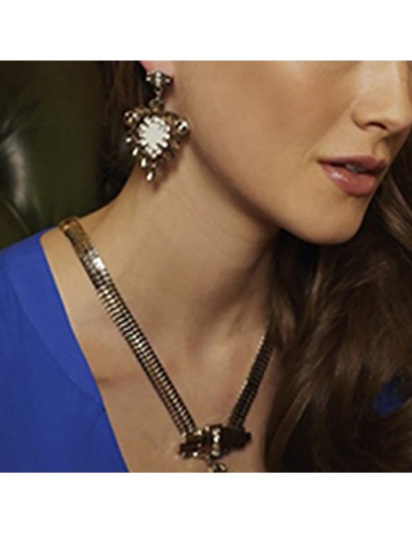 Pendientes largos cristales alta calidad