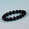 Pulsera elásticas de perlas de río negra