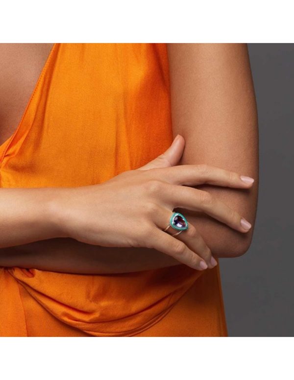 Anillo Purple & Blue