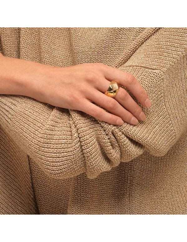 Anillo cat eye stones