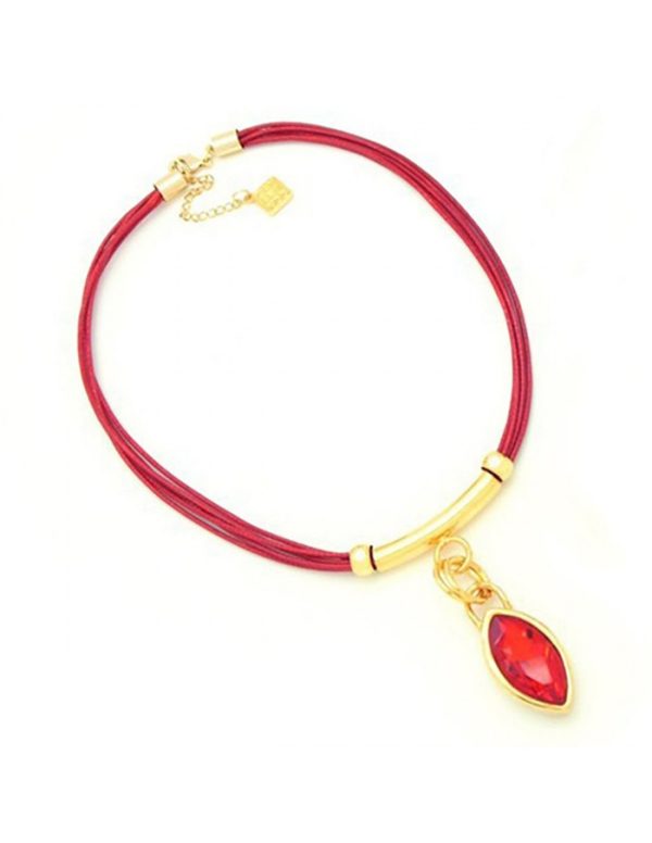 Colgante cristal rojo Zamarindo