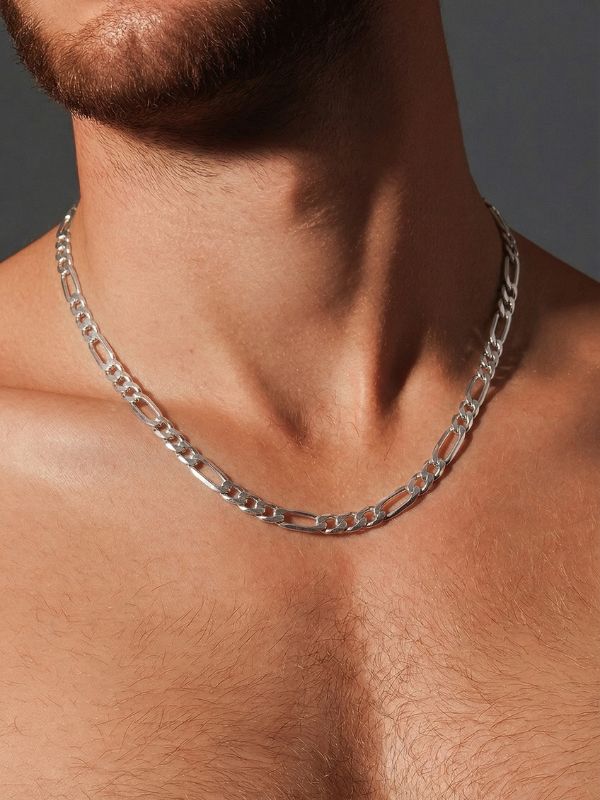 Cadena Eslabones Cuadrados Plata 925 | Vibrante hover