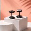 Pendientes hombre acero negro 316L
