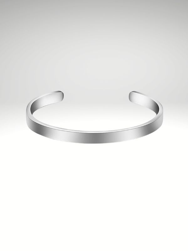 Brazalete Abierto Acero 316L Hombre | Apresúrate