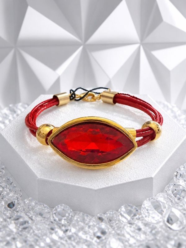 Pulsera Eficaz Cordón Cristal facetado