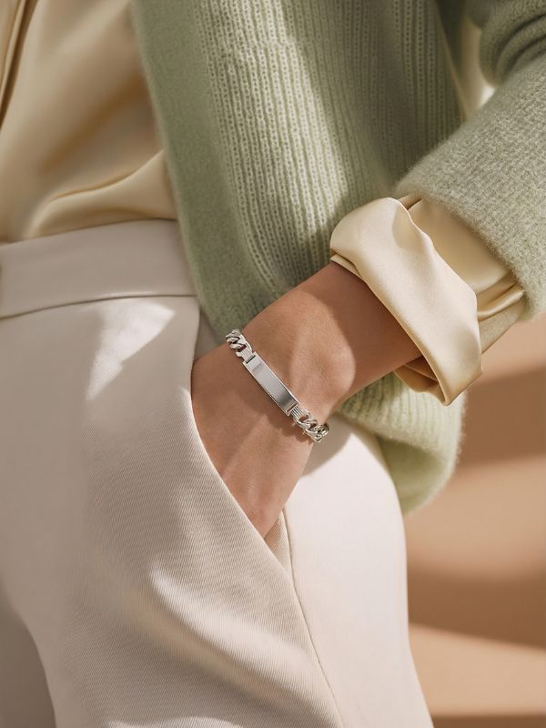 Esclava Indispensable Hombre Plata Ley 925 hover