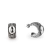 Pendientes plata envejecida