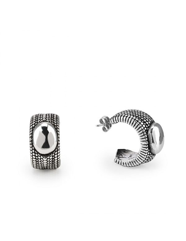 Pendientes plata envejecida