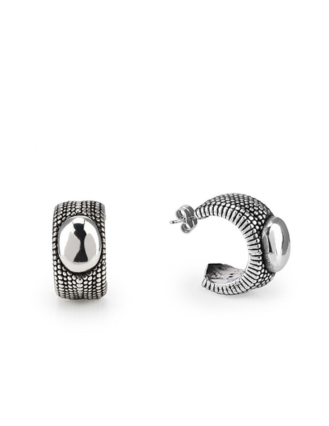 Pendientes plata envejecida