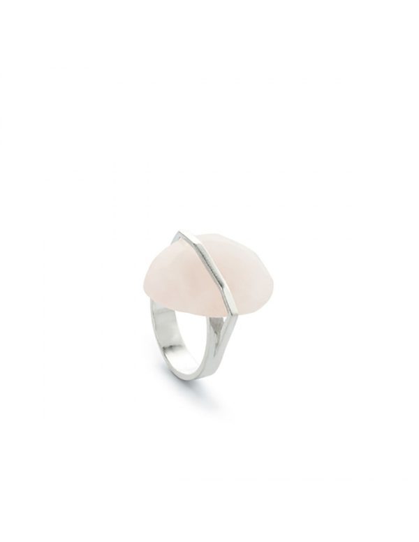 Anillo cuarzo rosa Natural
