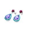 Pendientes purple & blue