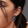 Pendientes purple & blue