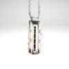 Colgante Persuasivo Acero 316L Rectangular