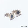 Pendientes estilo Bvlgari oro rosa ocho mm