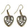 Pendientes corazón hippie