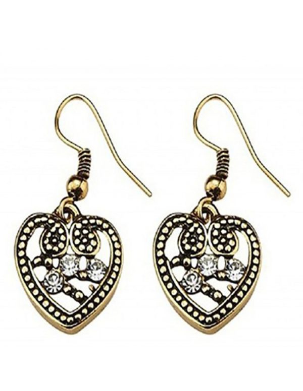 Pendientes corazón hippie