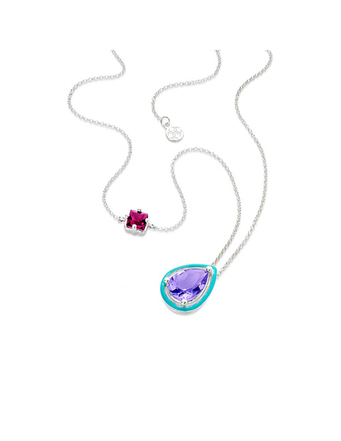 Gargantilla purple & blue