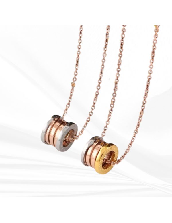 Colgantes tricolor y bicolor estilo Bvlgari