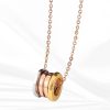 Colgante tricolor estilo Bvlgari