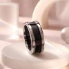 Anillo mágico unisex acero fino 7mm