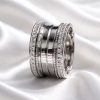 Novedoso Anillo Acero 316L Mujer Diseño Italiano