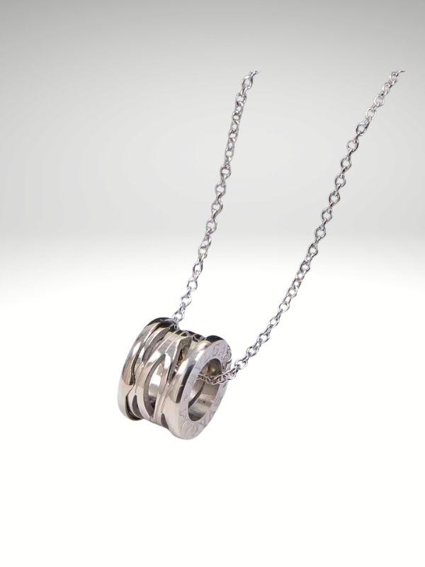 Colgante Cautivador Acero 316L Entrelazado