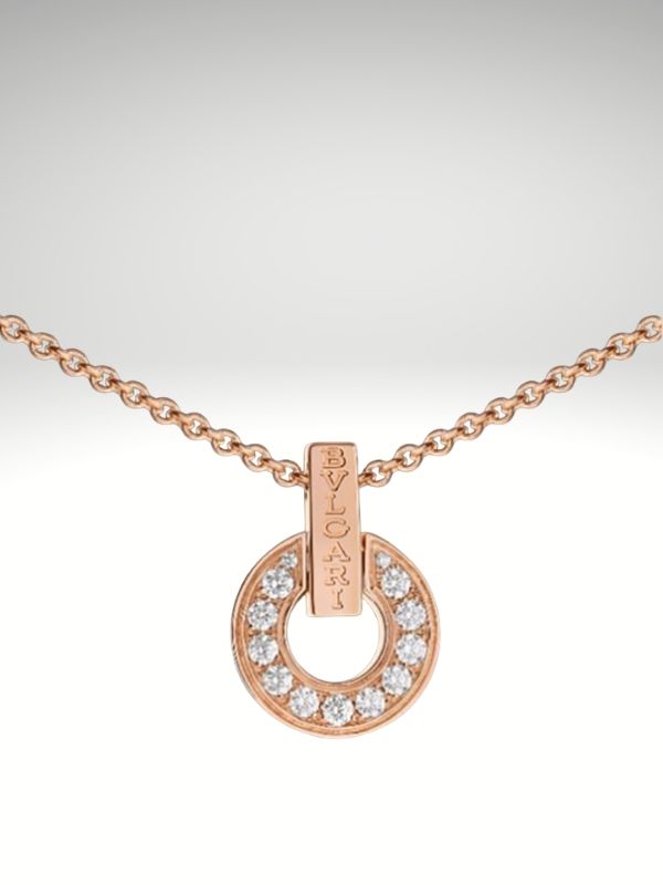 Valioso Colgante Acero 316L Medalla Brillantes