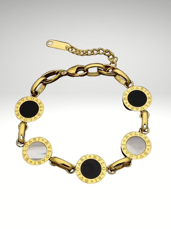 Pulsera Auténtico Acero 316L Medallas Color hover