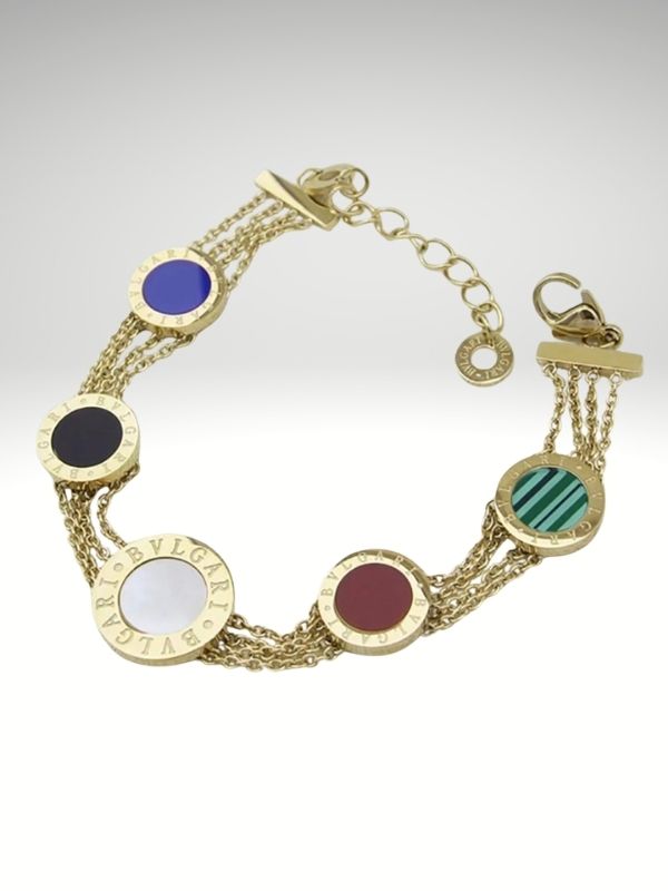Pulsera Genial Acero 316L De Triple Cadena hover