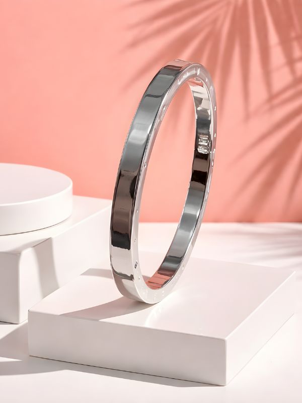 Pulsera Esencial Acero 316L Rígida Canto Color