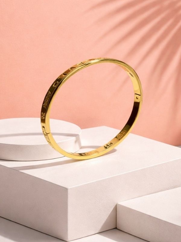 Pulsera Impecable Acero 316L Rígida Articulada