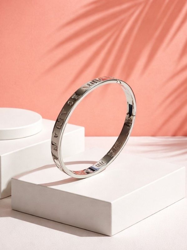 Pulsera Impecable Acero 316L Rígida Articulada