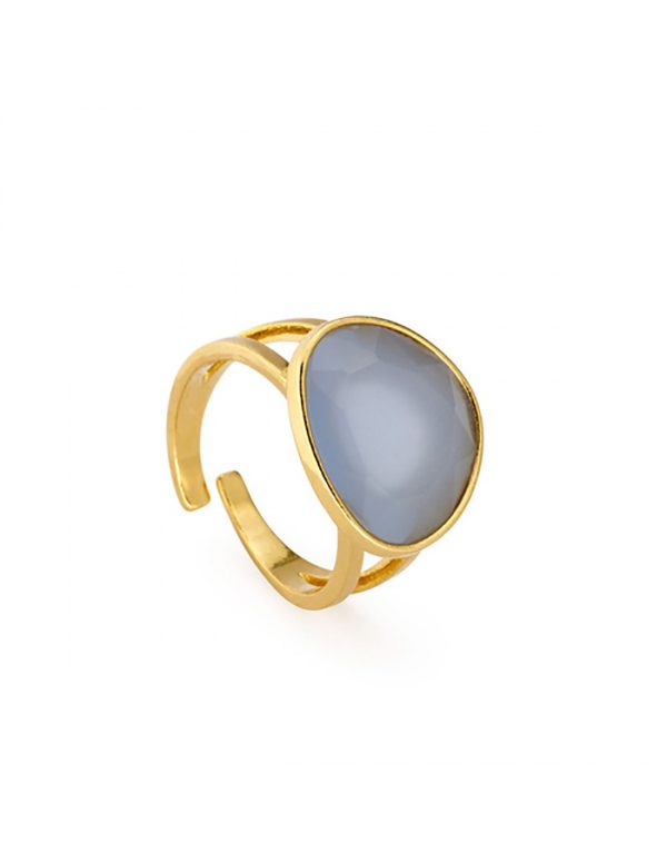 Anillo plata piedra adorno