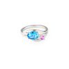 Anillo plata piedra azul