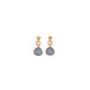 Pendientes piedras bicolor