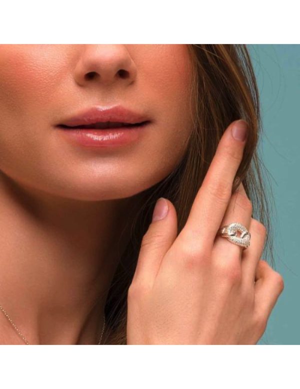 Anillo círculos entrelazados